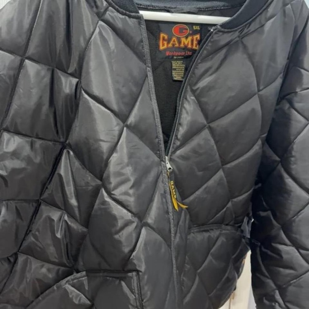 Game Workwear Ltd Quilted Black Jacket 5XL